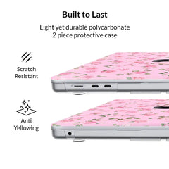Baby Pink Roses MacBook Case
