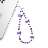 Purple Bows Phone Charm