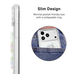 Hydrangea Floral MagSafe Grip Ring