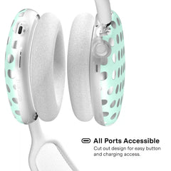 Mint Chrome Polka Dot AirPod Max Case