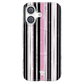 Pretty Punk Stripes Glitter iPhone Case