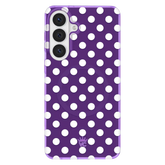 Violet Glow Polka Dot Samsung Case