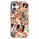 Snoopy Halloween Varsity Glitter iPhone Case