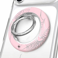 Widow’s Web Chrome MagSafe Grip Ring