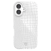 White Croc iPhone Case
