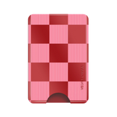 Rose Vibe Checkered Magsafe Wallet