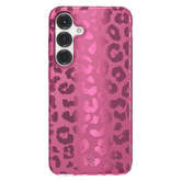 Pink Ruby Leopard Samsung Case