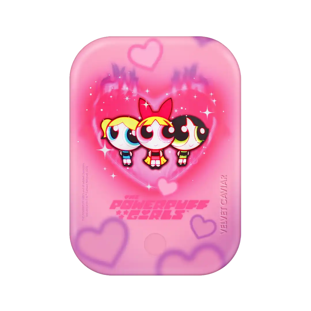 The Powerpuff Girls Airbrush Hearts Portable MagSafe Charger Power Pack