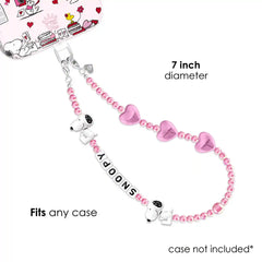 Snoopy Be Mine Phone Charm