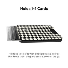 Houndstooth MagSafe Wallet