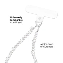 White Pearl Phone Charm