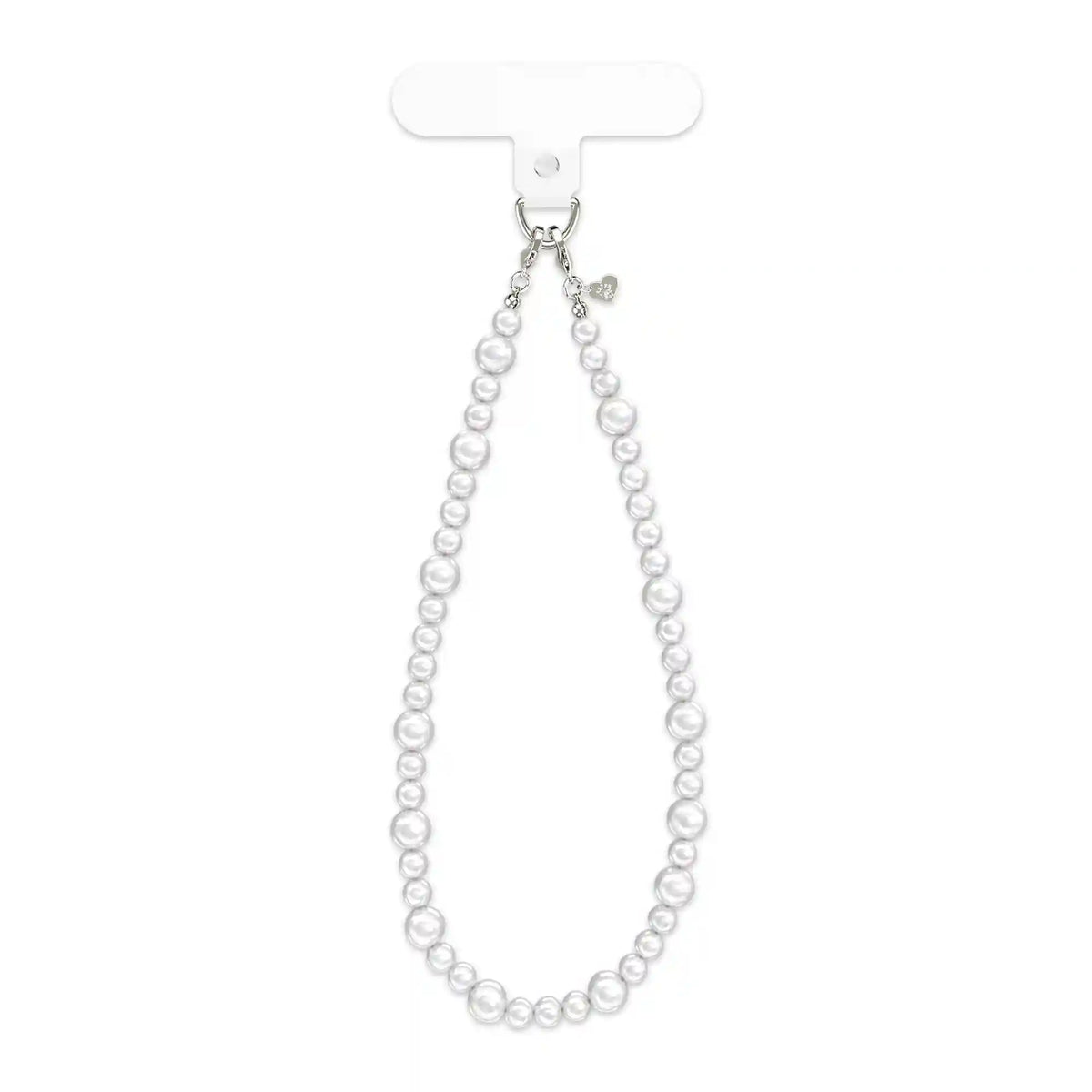White Pearl Phone Charm