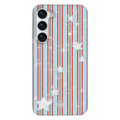 Stars & Stripes Glitter Samsung Case
