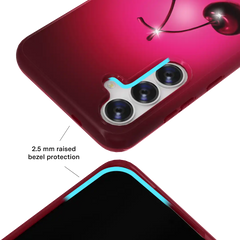 Black Cherry Crystal Samsung Case